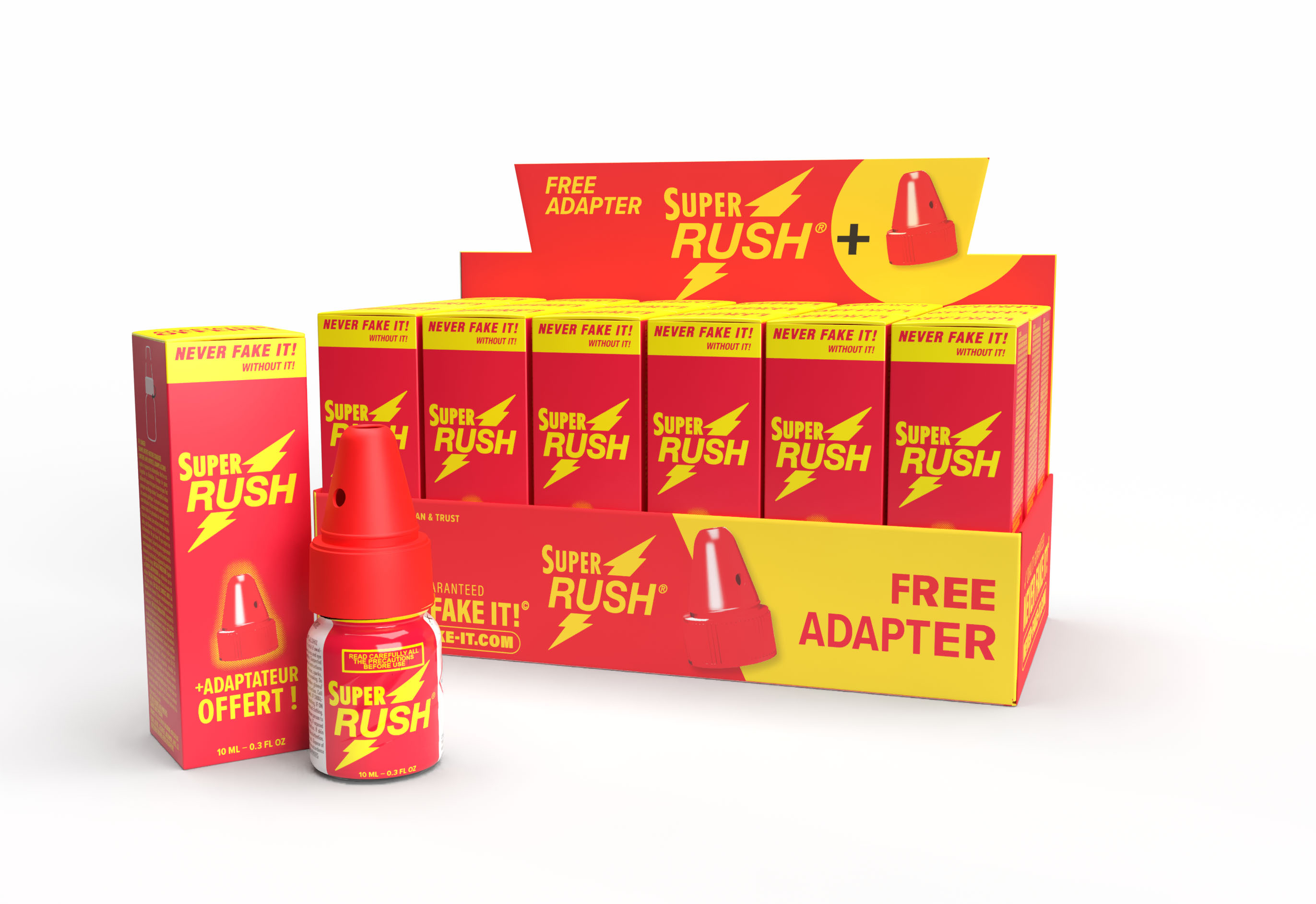 Expositor Super Rush With Adapter — bandeja 18 unidades